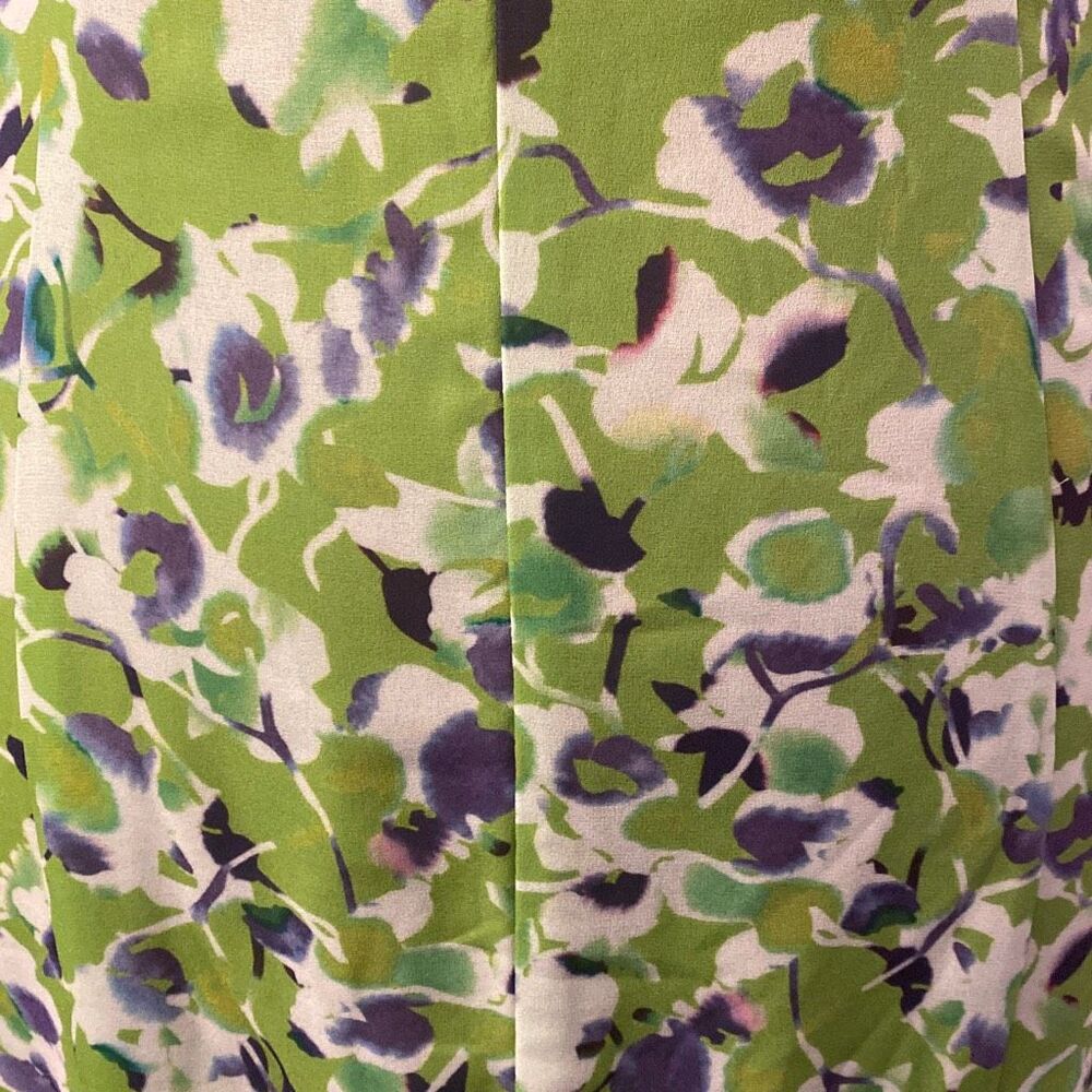Green Floral Maxi Dress with Cutout Detail - Picture 5 of 14